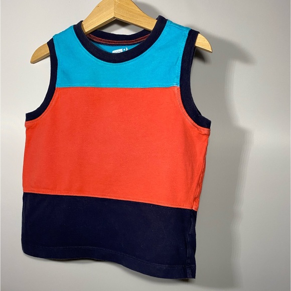 Crazy 8 Colourblock Tank Top Toddler Boy Size 2 - Picture 4 of 6
